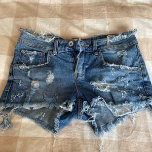 Zara denim shorts